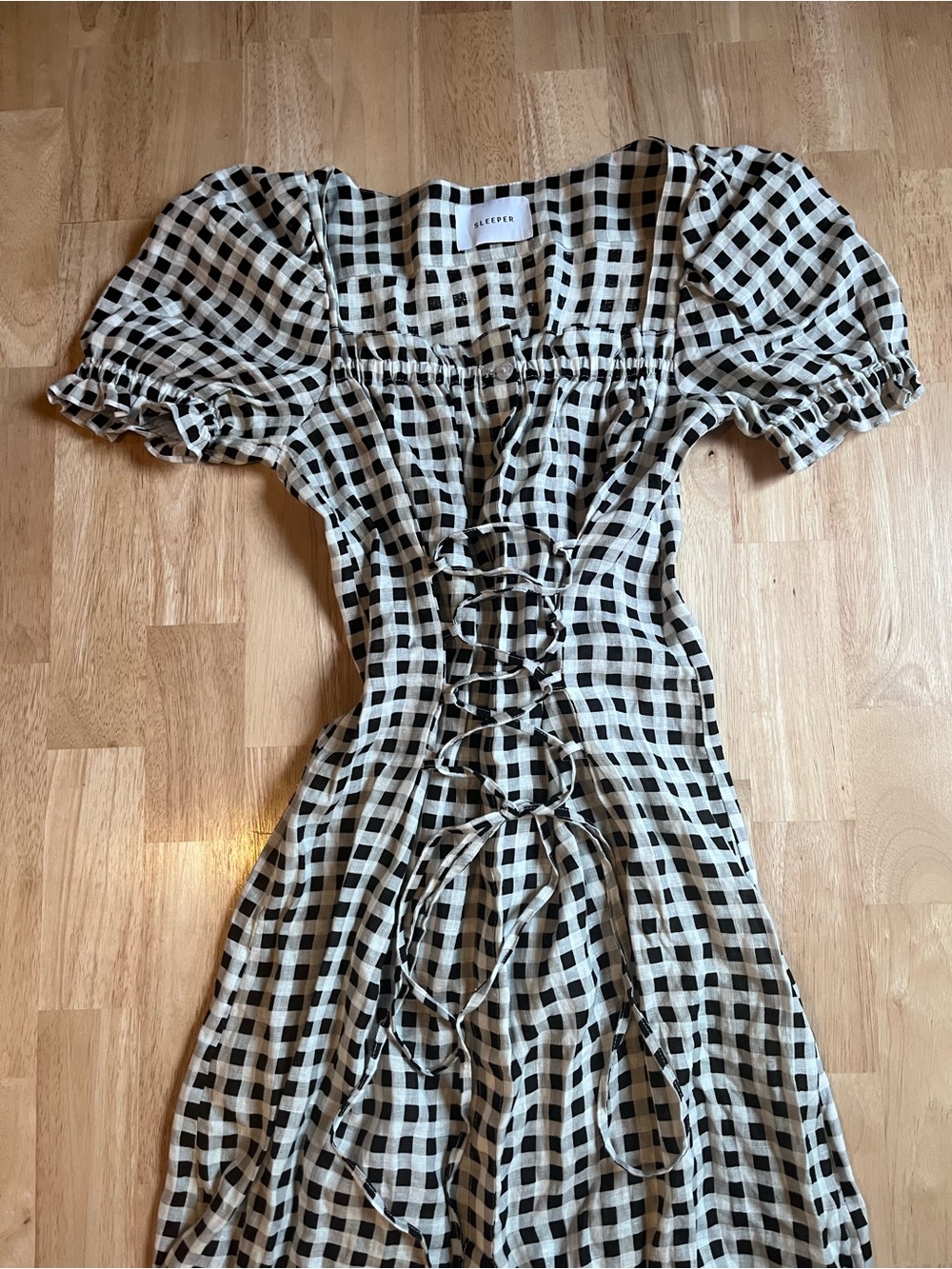 Sleeper Gingham Dress